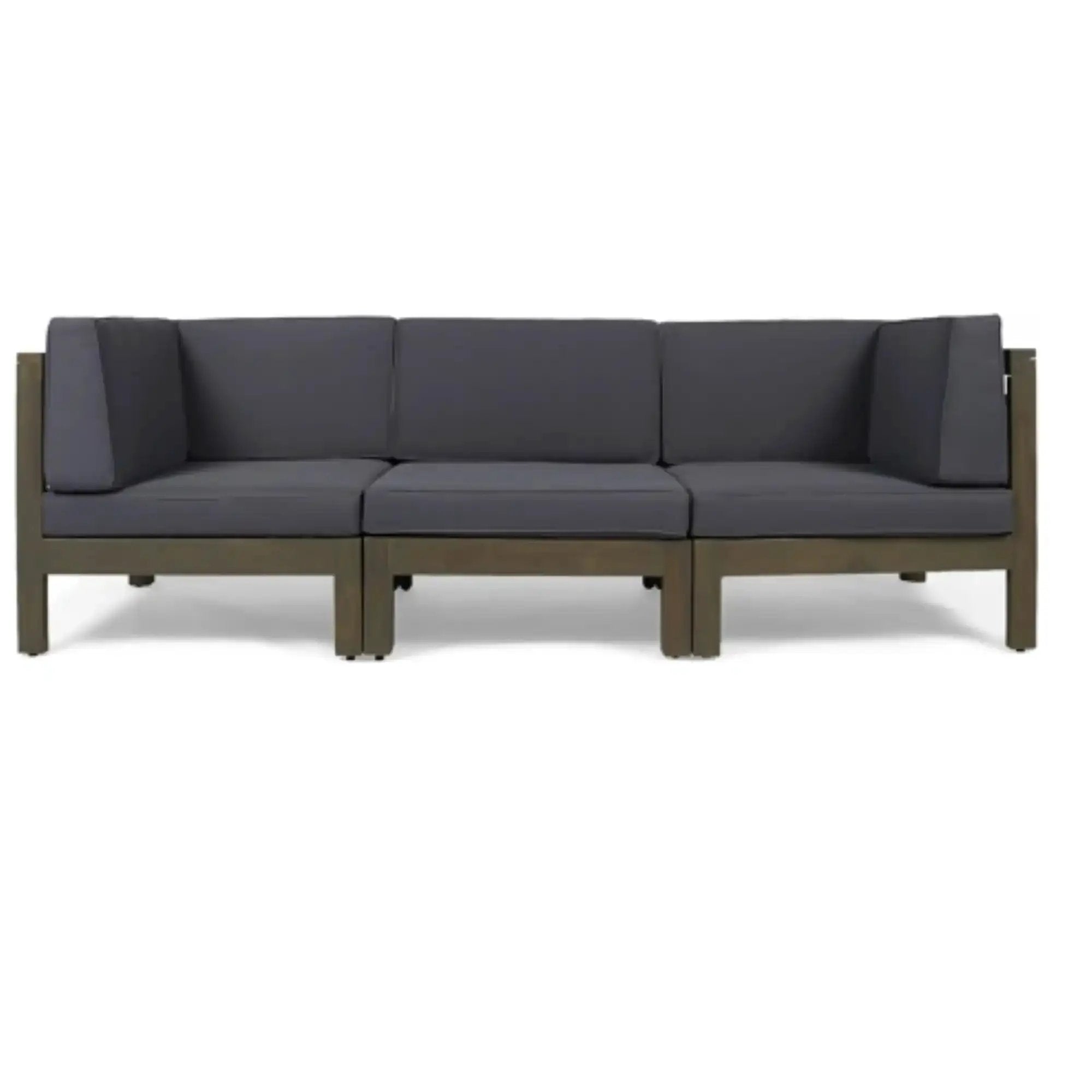 Oana 3 Piece Sofa Set With Water Resistant Cushions by HouseOfZazla