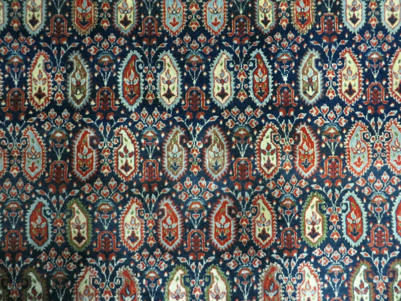 6' X 9' Vintage Fine Handmade India Paisley Rug Hand Knotted Carpet Organic Dye by Jewel Rugs