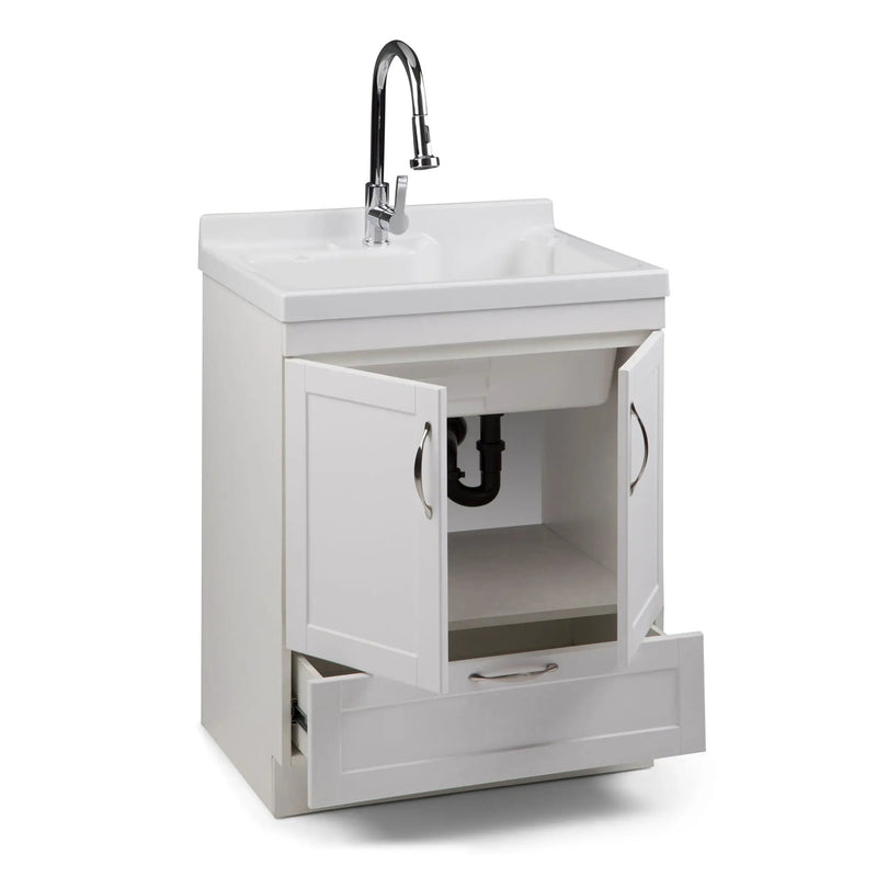 Maile - All-In-One Laundry Utility Sink And Cabinet by Unique Piece Furniture