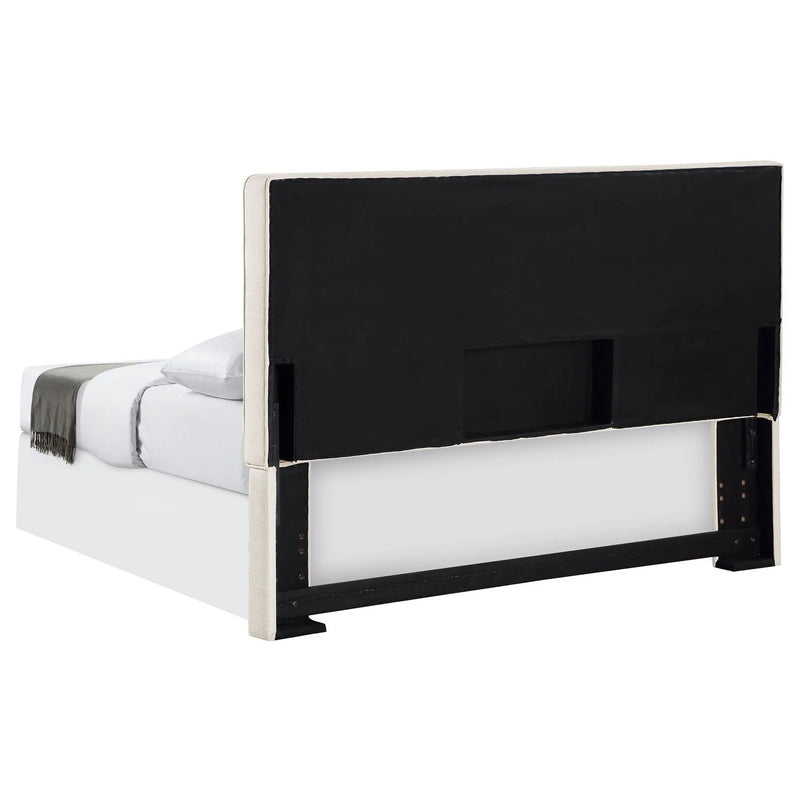 Kosmo Upholstered Queen or Full Panel Headboard Sand by Unique Piece Furniture