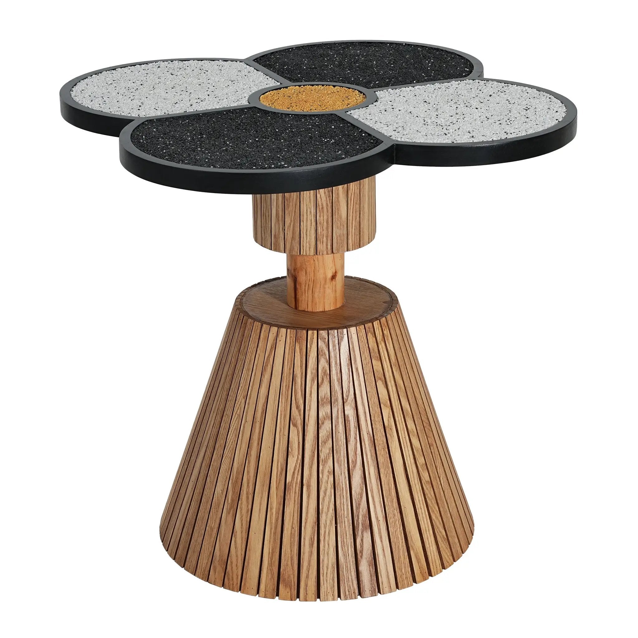 Unique Four-Leaf Clover Side Table for Living Room, Bedroom & Small Spaces by HouseOfZazla