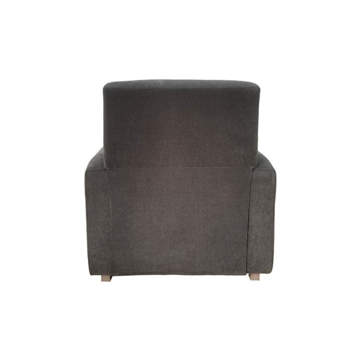 Gray Recliner Chair with Solid Wood Frame - No Assembly Required, photo 7 of 7