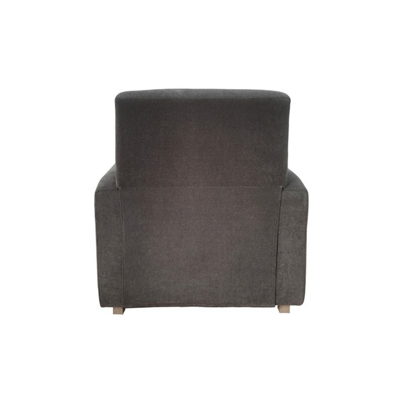 Gray Recliner Chair with Solid Wood Frame - No Assembly Required, photo 7 of 7