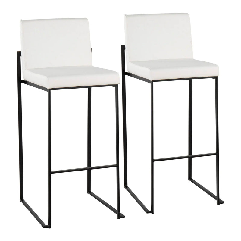 Fuji - Contemporary High Back Barstool Elegant Design by Unique Piece Furniture