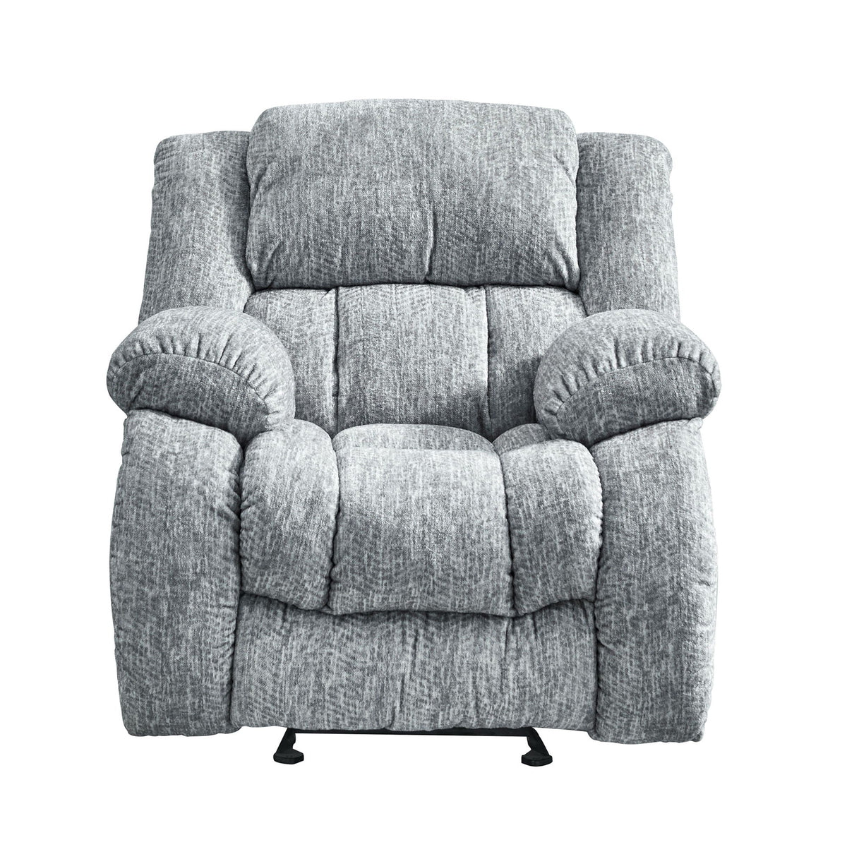 Gray Reclining Living Room Set with Manual Reclining Features - 3 Piece, photo 11 of 11