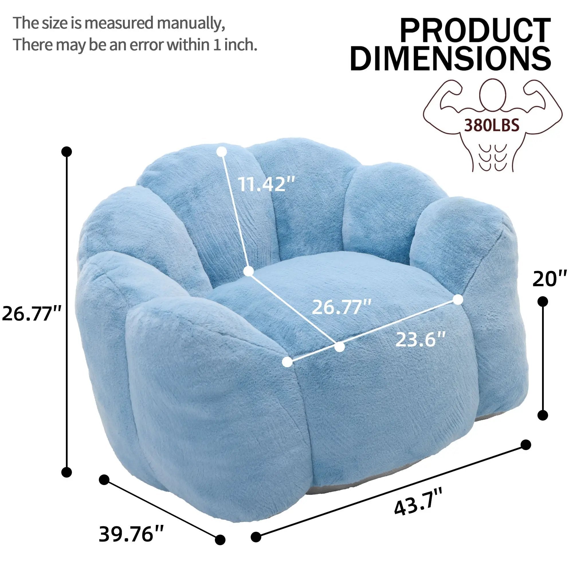 Lotus Style Compression Sofa With Pull Ring by HouseOfZazla