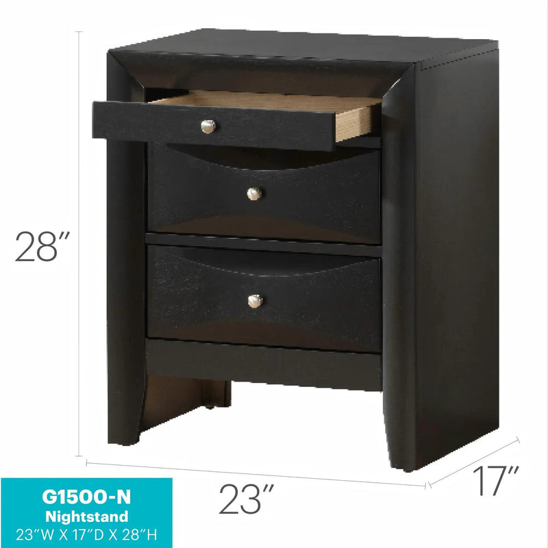 Modern Design Nightstand by Unique Piece Furniture