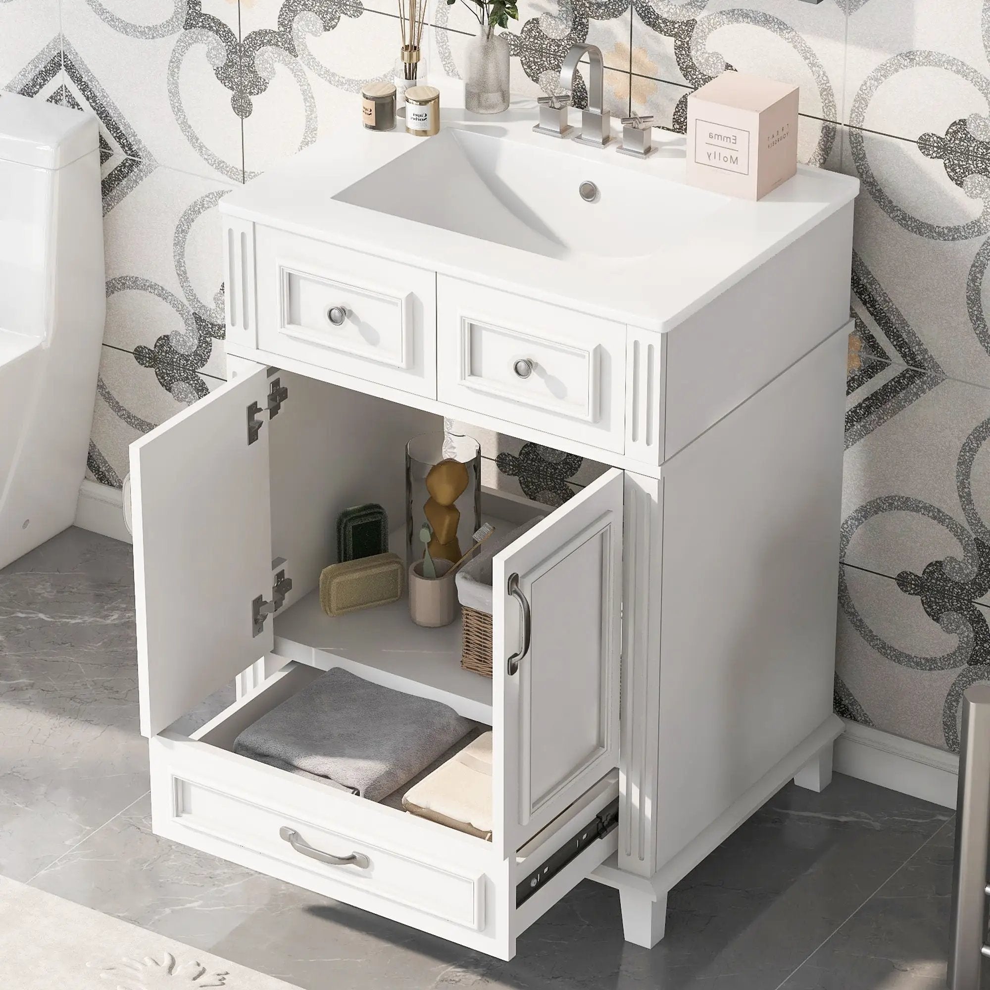 Bathroom Vanity With Sink, Storage Cabinet by Unique Piece Furniture