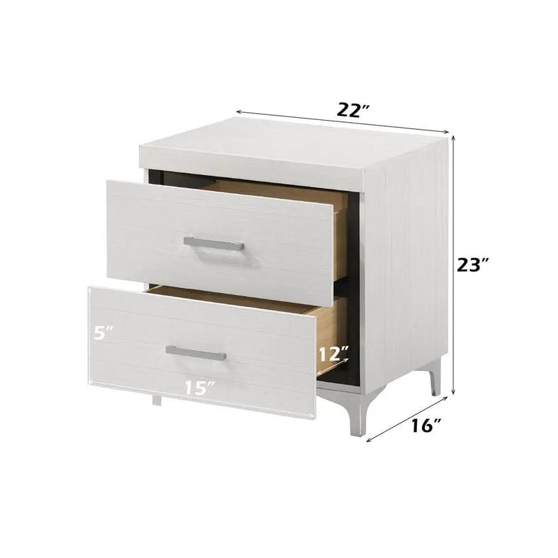Casilda - Nightstand - White by Unique Piece Furniture