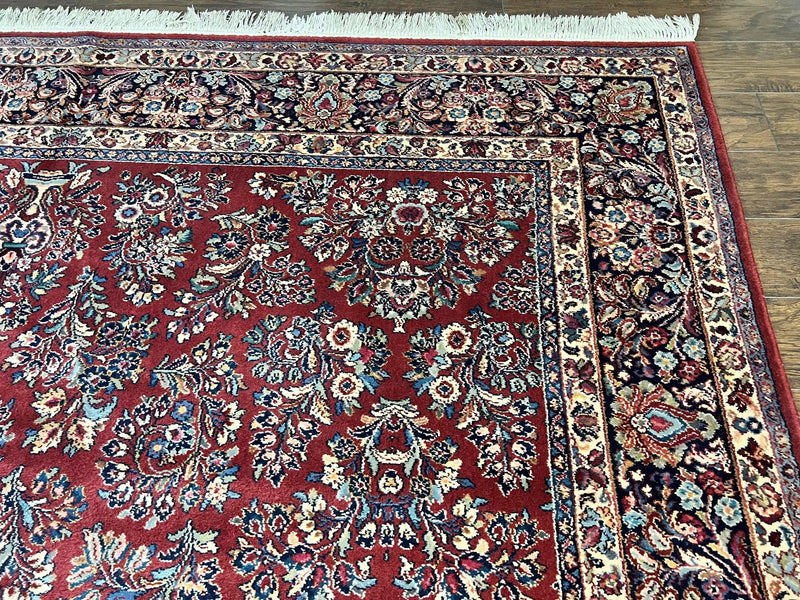 Karastan Rug 10x18 Red Sarouk #785, Wool Karastan Carpet, Original 700 Series, Vintage Discontinued Large Oriental Rug by Jewel Rugs
