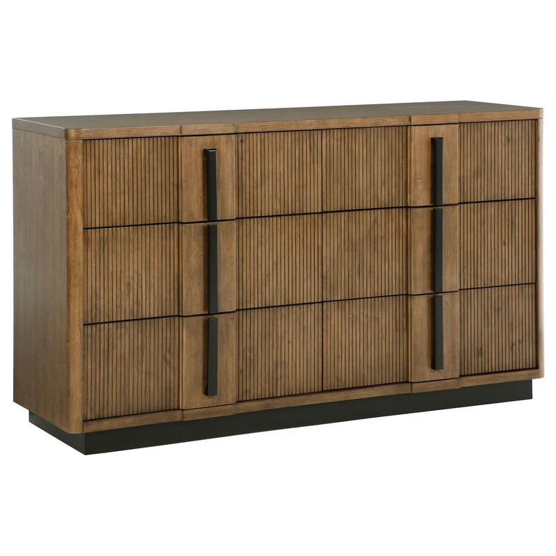 Terrace 5-piece Queen Panel Bedroom Set Ash Brown by Unique Piece Furniture