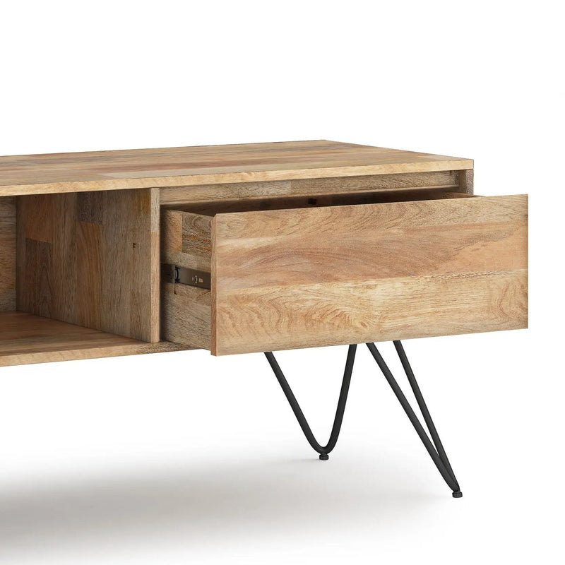 Hunter - Handcrafted TV Media Stand - Natural by HouseOfZazla