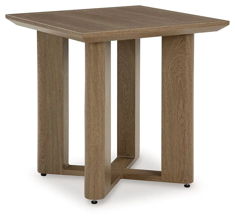 Serene Bay - Square End Table - Dark Brown by Unique Piece Furniture