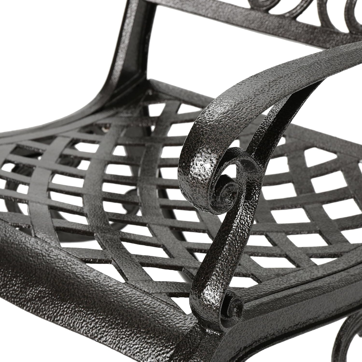 Ravenna 6-Person Metal Patio Dining Set with Rectangular Table by HouseOfZazla