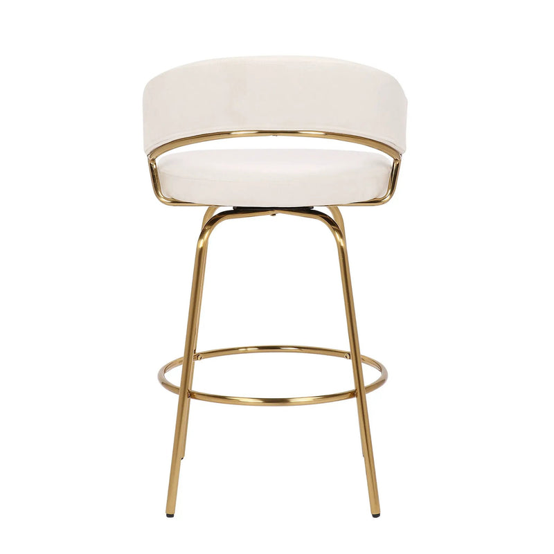 Jie - Glam Fixed Height Counter Stool (Set of 2) by Unique Piece Furniture