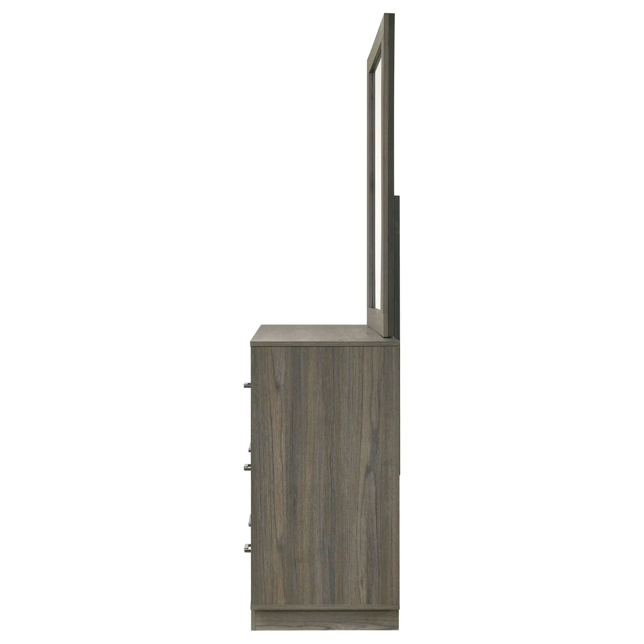 Fenwick 9-drawer Dresser with Mirror Grey Oak by Unique Piece Furniture
