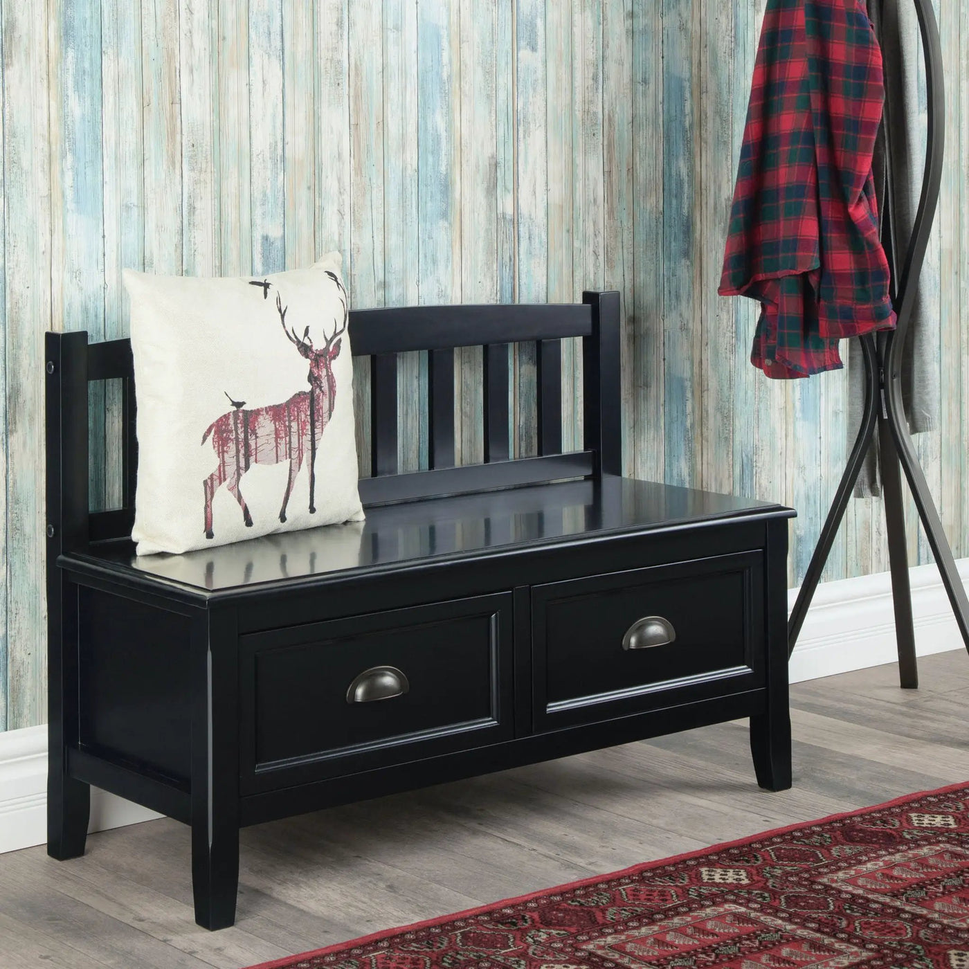 Burlington - Entryway Storage Bench With Drawers by HouseOfZazla