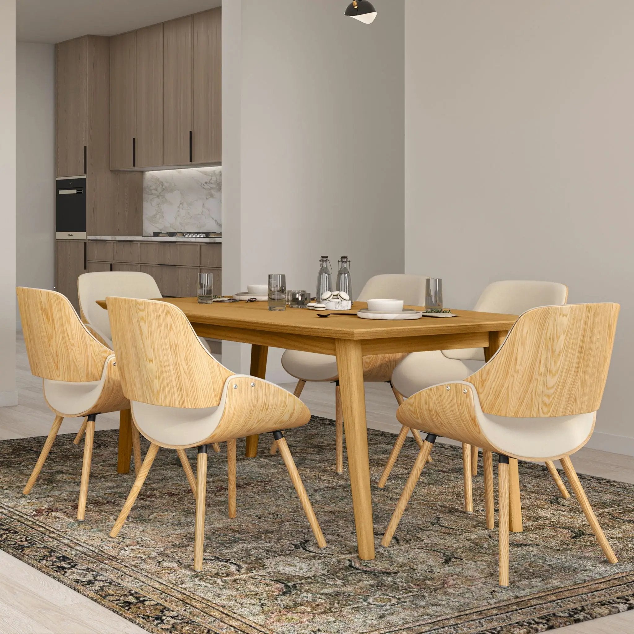 Draper - Dining Table, Rectangular Top by HouseOfZazla