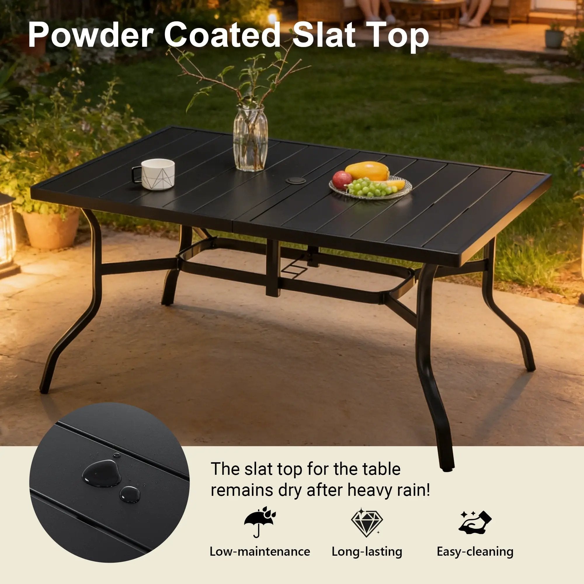 Outdoor Dining Table for 6 by HouseOfZazla