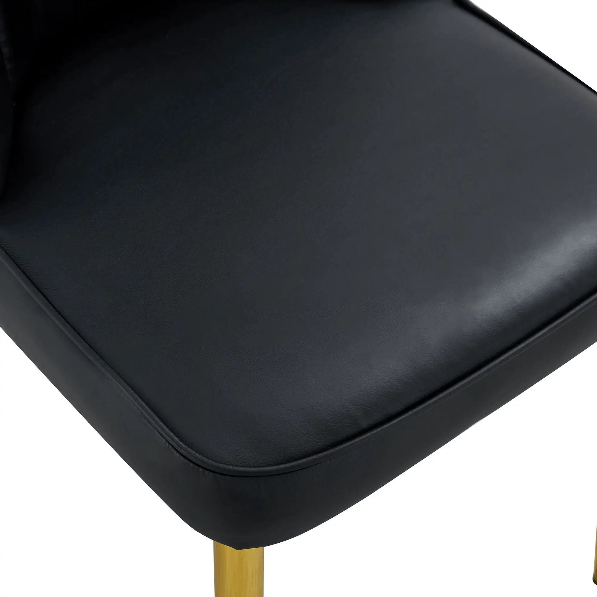 Modern Dining Chairs With Metal Legs And Simple Line Design On Backrest by Unique Piece Furniture