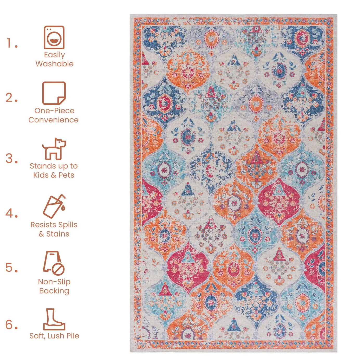 Maval - Stunning Area Rug by HouseOfZazla