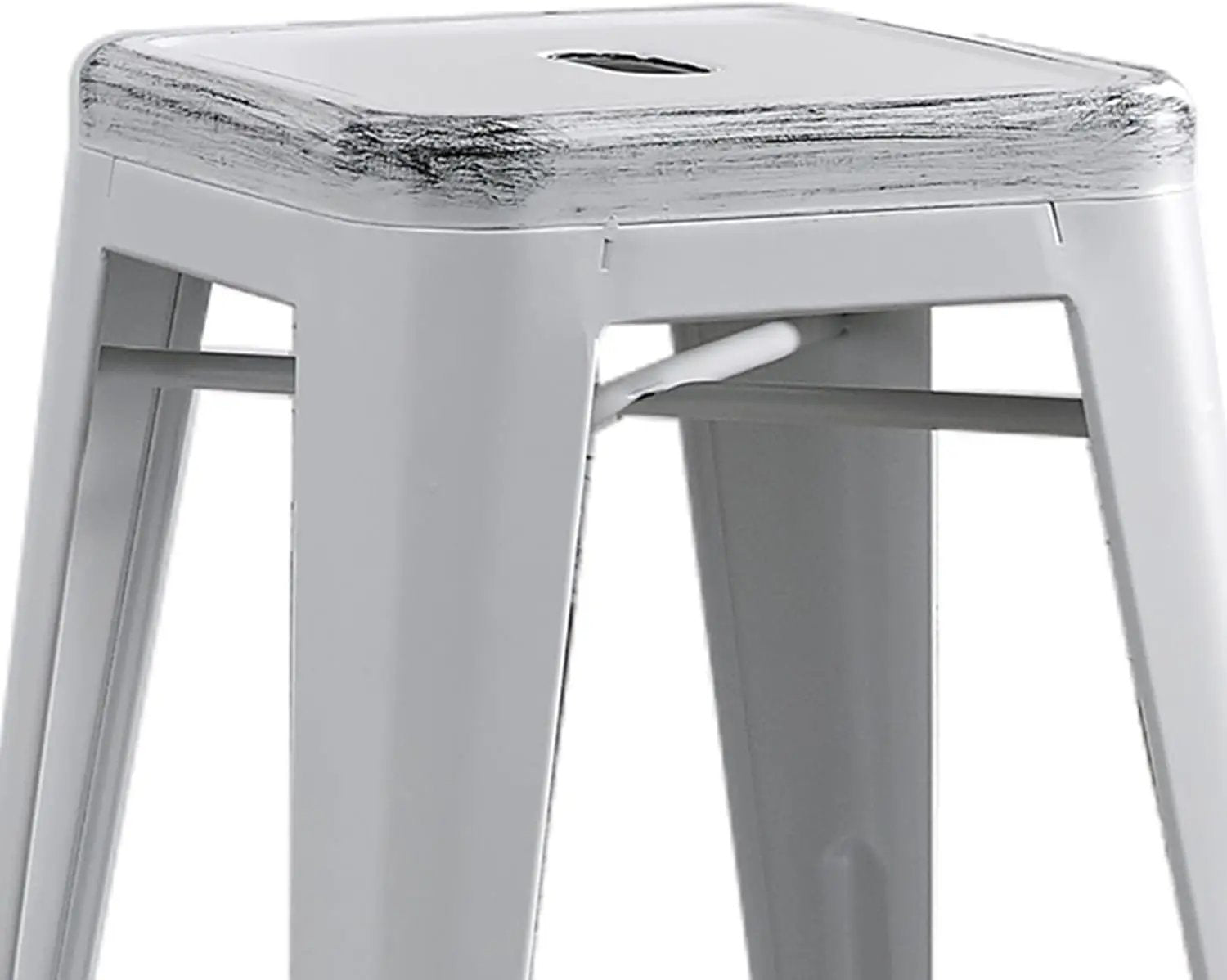 Backless Modern Industrial Bar Stools (Set of 2) by HouseOfZazla
