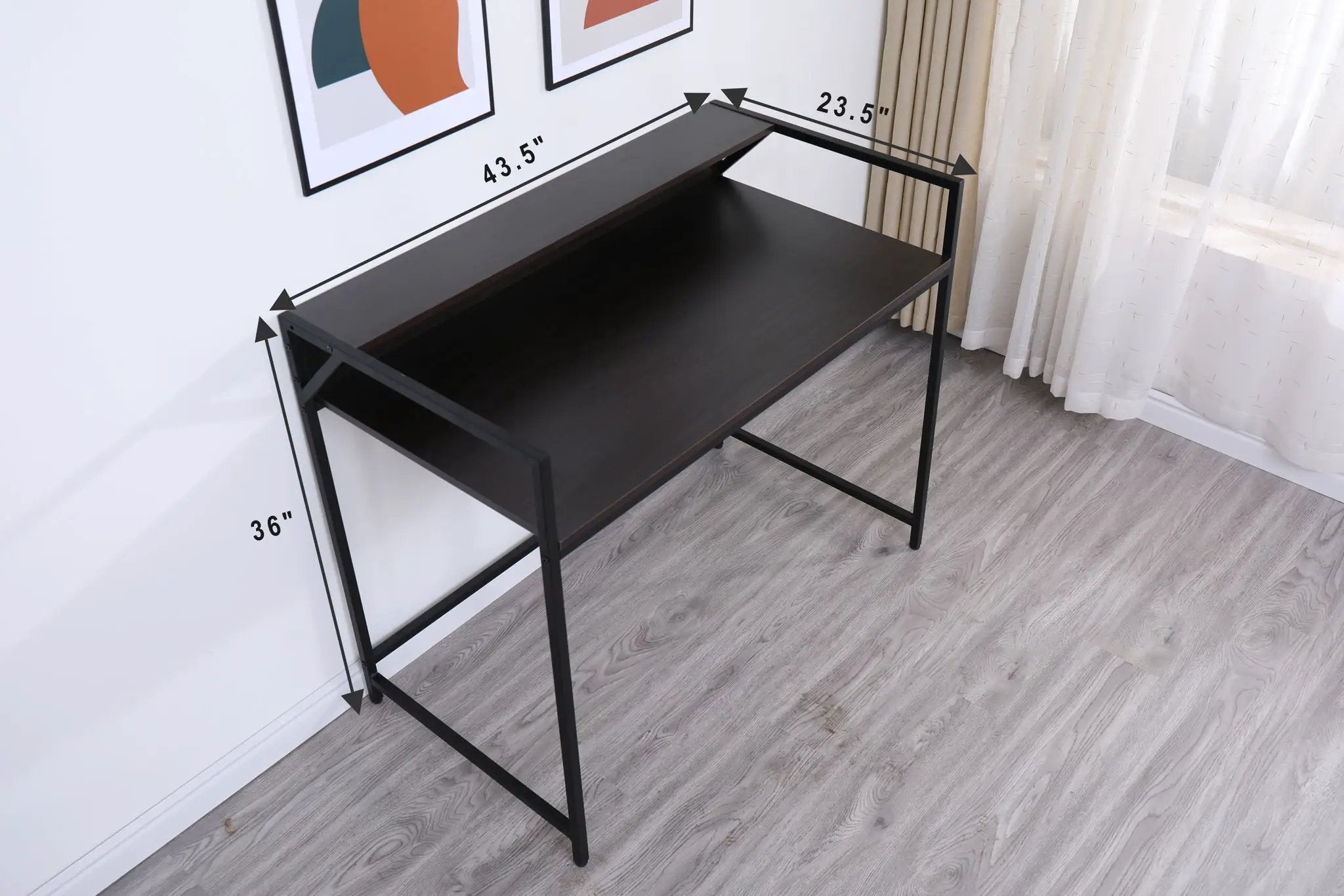 Console Table Narrow Modern Entryway Table Small Behind Couch Table Skinny Sofa Table Hallway Table For Living Room - Black by Unique Piece Furniture