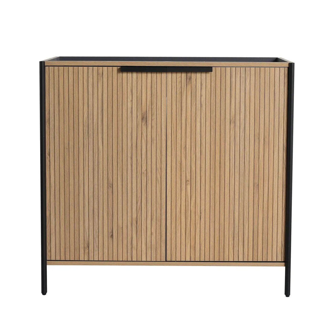 Contemporary Freestanding Bathroom Vanity With Adjustable Shelves by Unique Piece Furniture