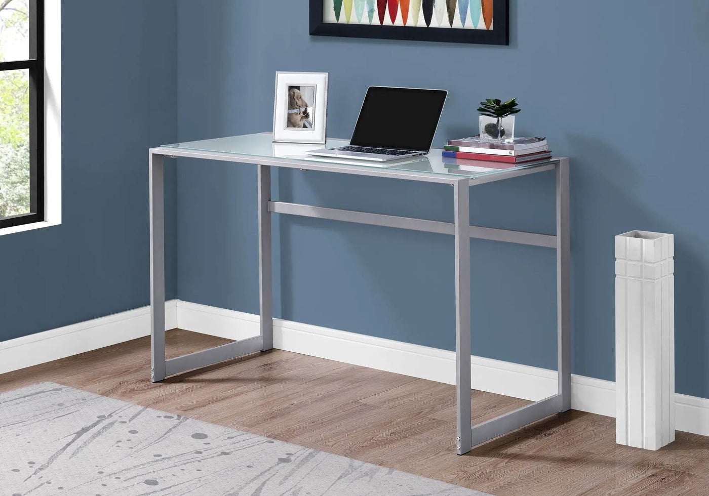 Computer Desk For Home Office, Laptop, Contemporary & Modern by HouseOfZazla