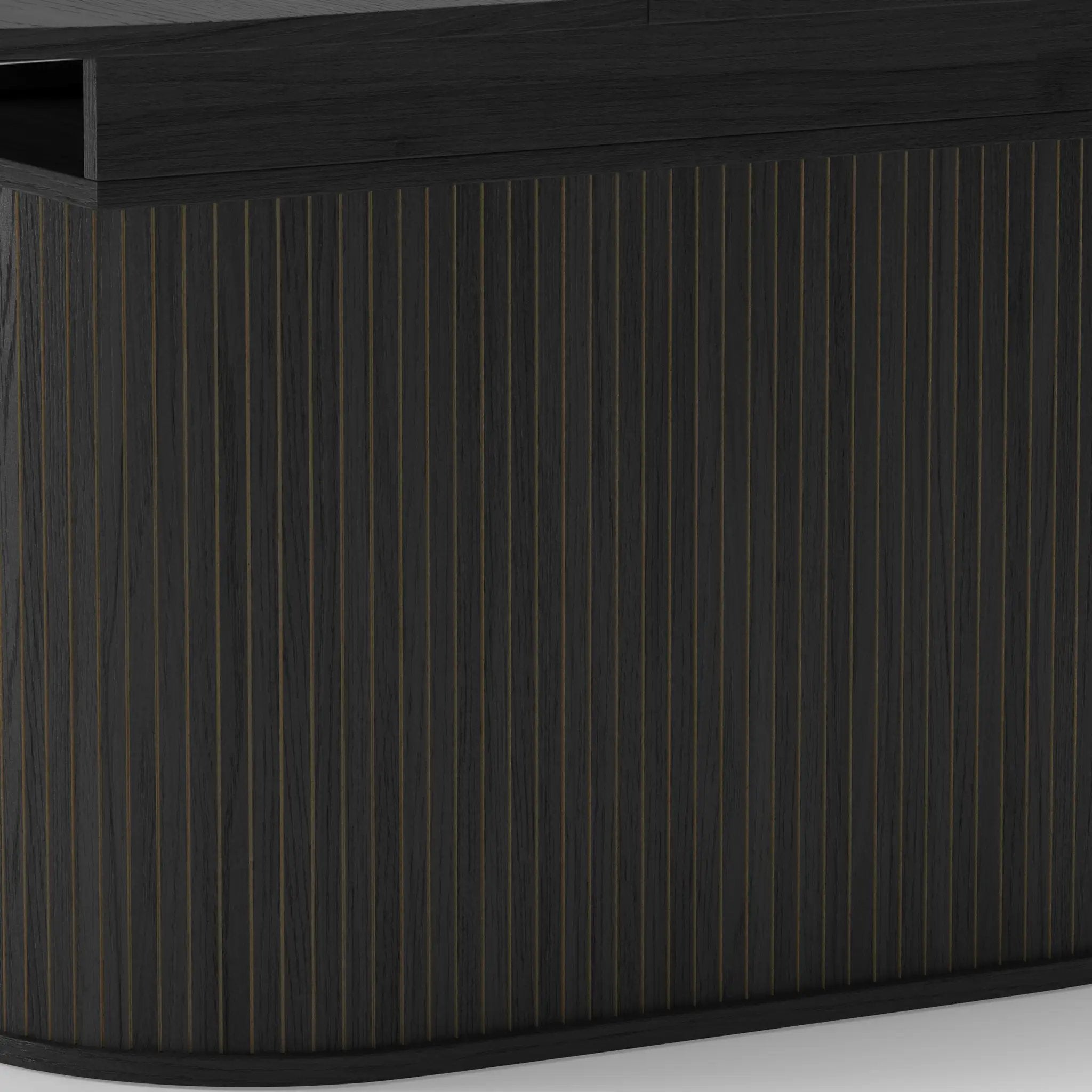 55.11'-70.86' Extendable Dining Table with Striped Legs by HouseOfZazla
