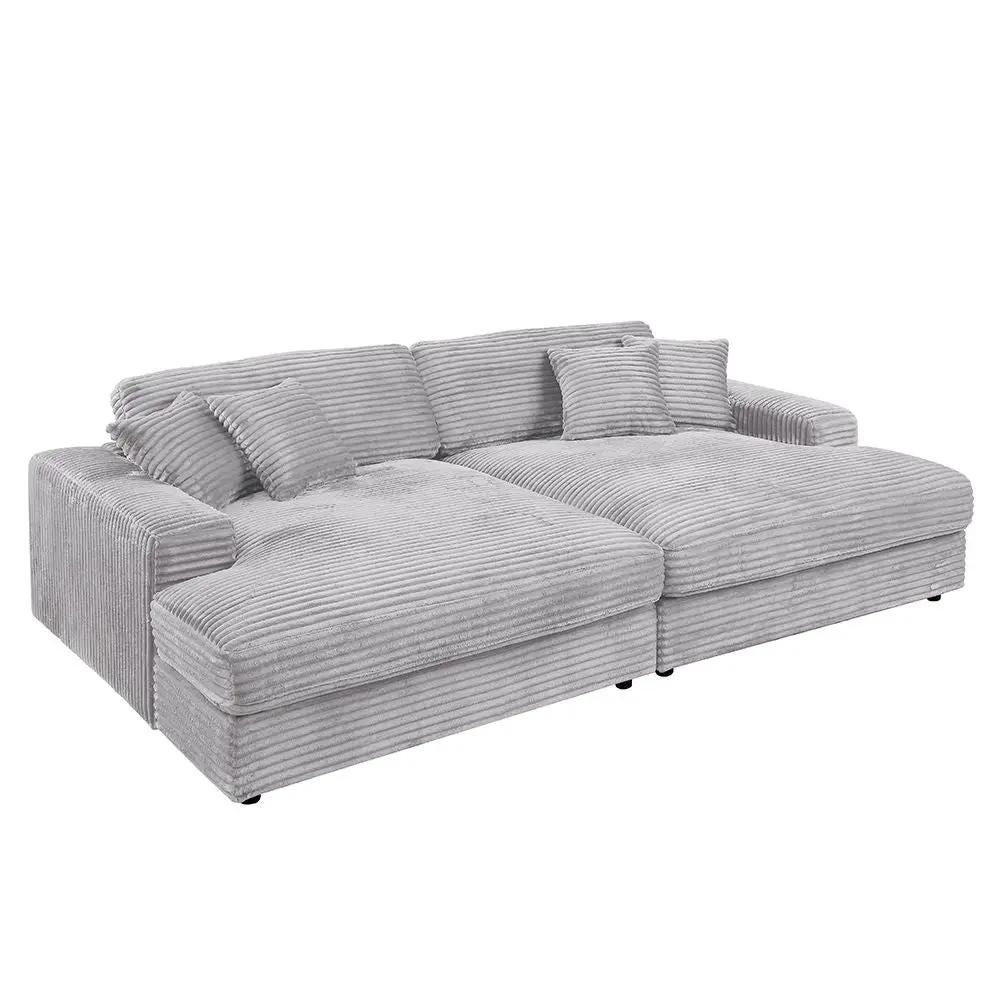 Hilde - Sectional Sofa With 4 Pillows by Unique Piece Furniture