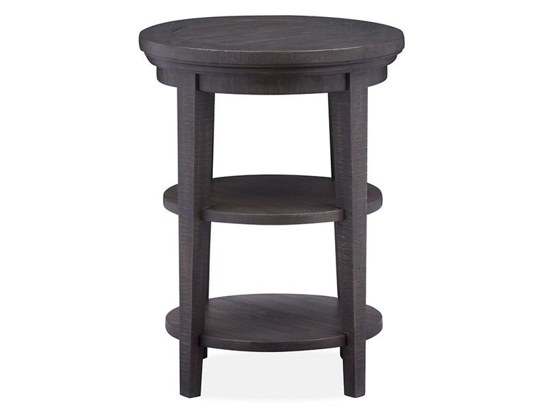 Westley Falls - Round Accent End Table - Graphite, photo 7 of 7