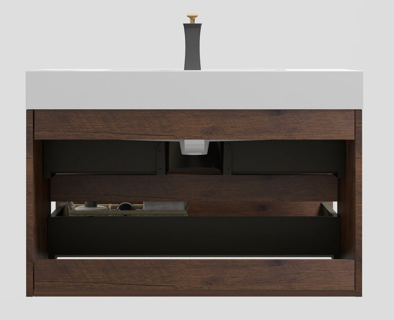 Alice Bathroom Vanity Wall Mounted With Sink by HouseOfZazla