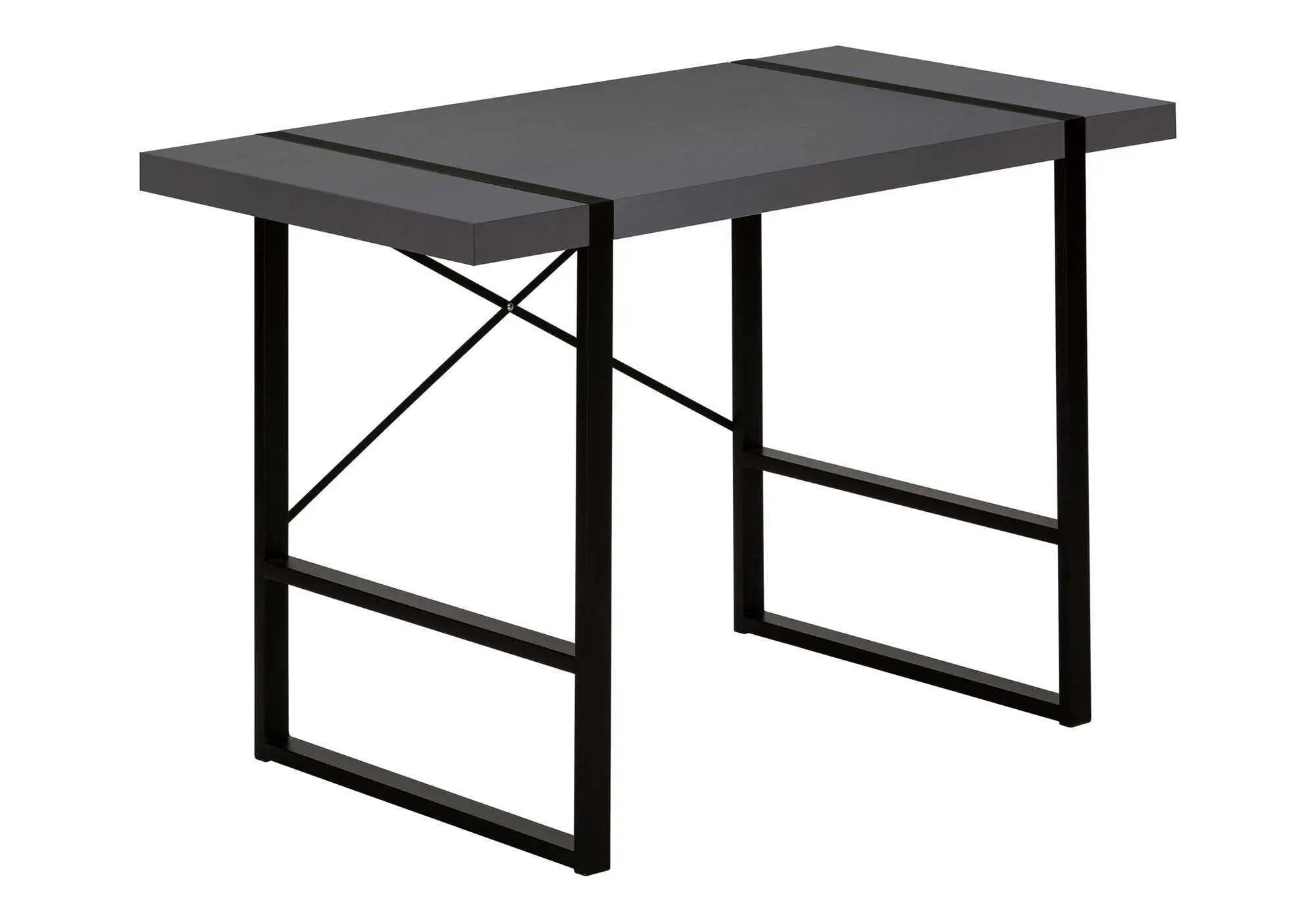 Computer Desk For Home Office, Laptop, Modern Convenient Design - Gray by Unique Piece Furniture
