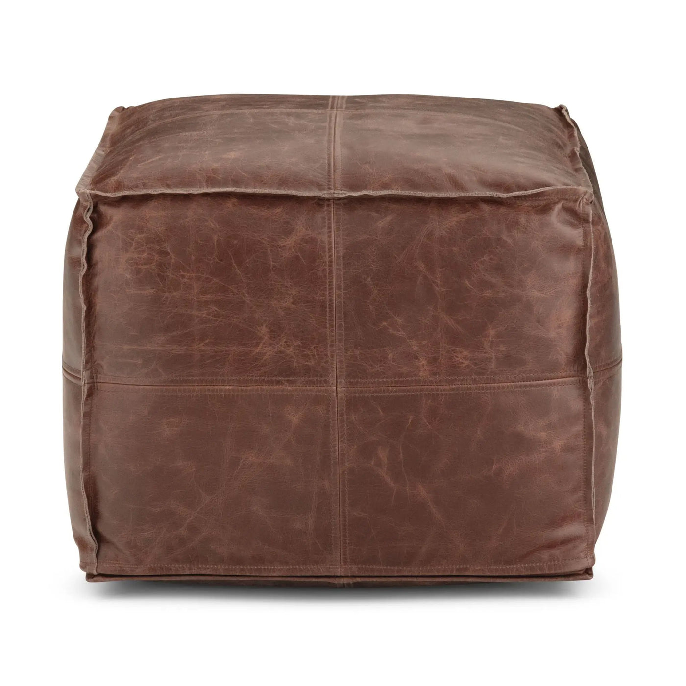 Sheffield - Handcrafted Square Pouf by HouseOfZazla