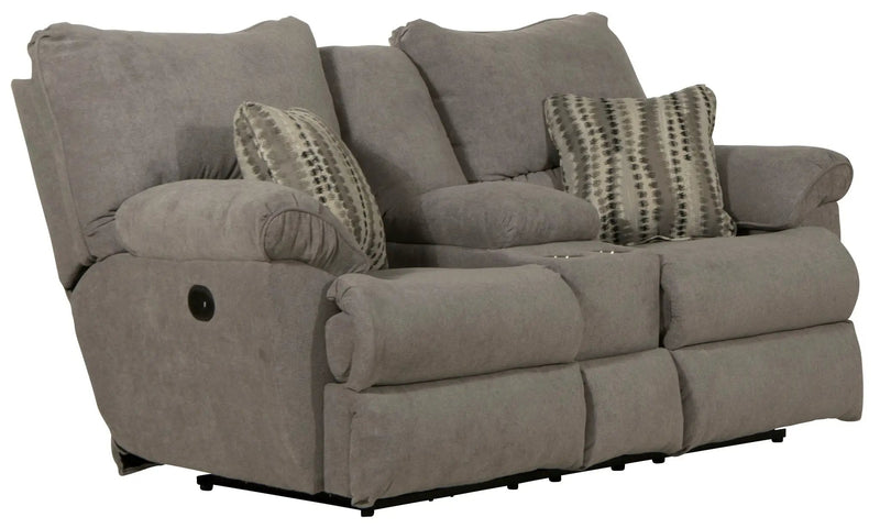 Sadler - Lay Flat Reclining Console Loveseat by Unique Piece Furniture