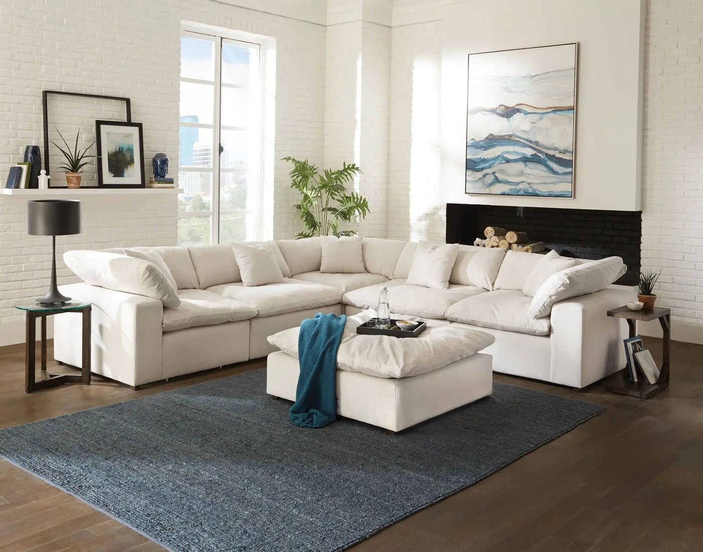 Posh - Modular Sectional And Ottoman by Unique Piece Furniture