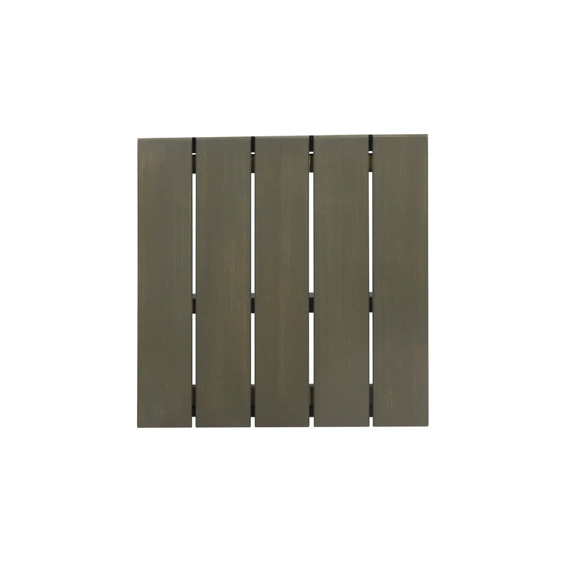Outdoor Bar Stool With Slat Design And Metal Frame (Set of 2) by HouseOfZazla
