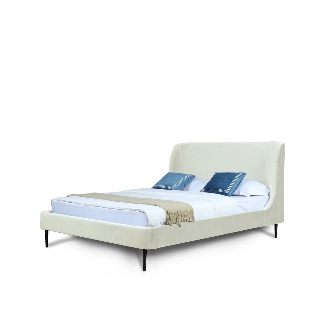 Heather - Modern Upholstered Bed by HouseOfZazla