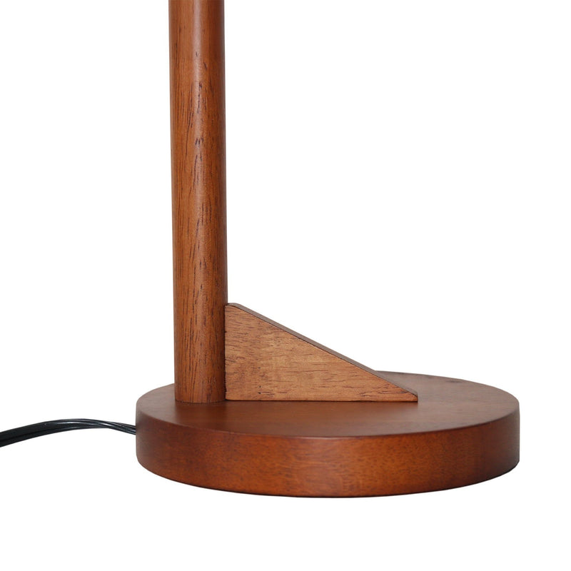 Nightstand Desk Lamp With Cone Shade For Eye Protection - Brown by HouseOfZazla