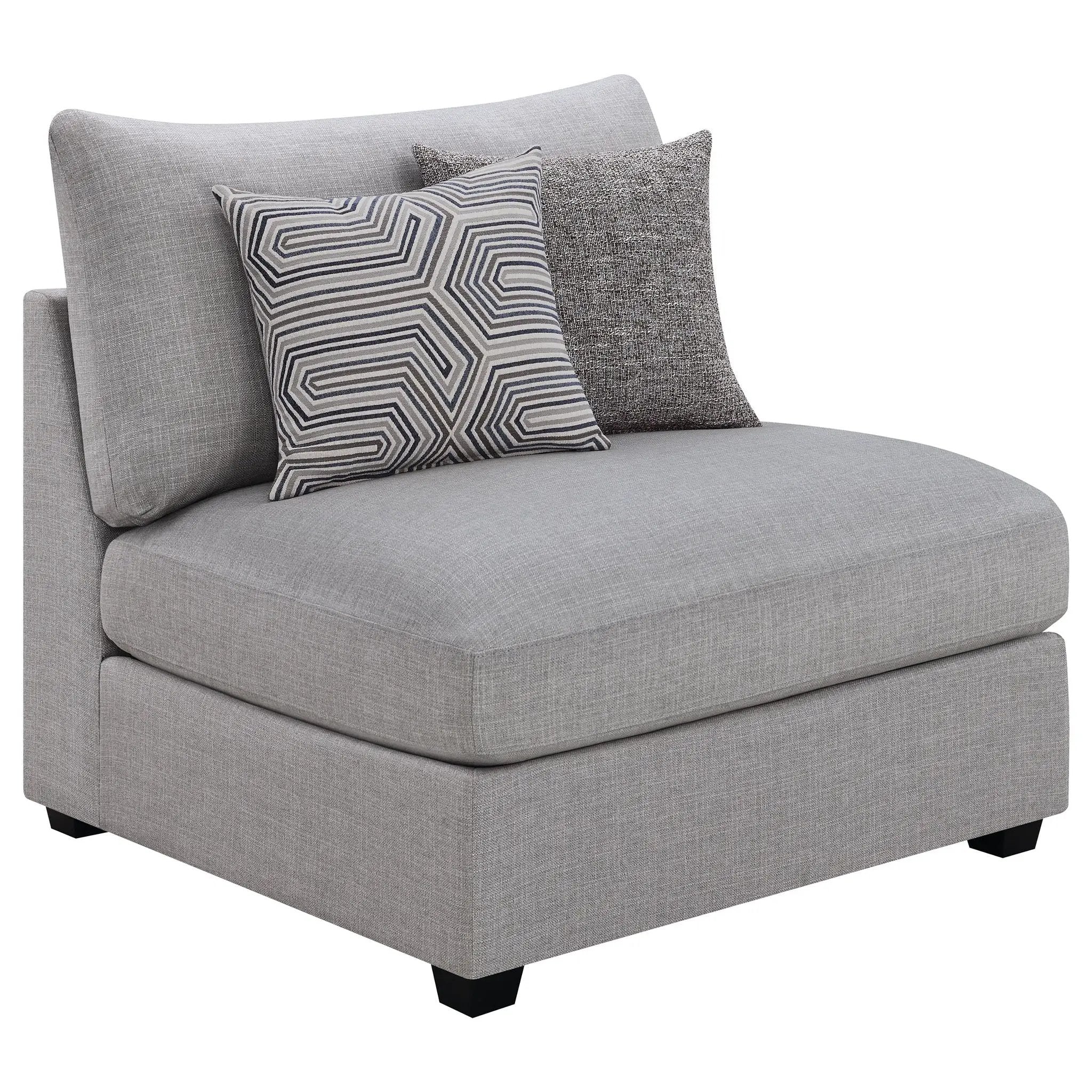 Cambria 5-piece Upholstered Modular Sectional Sofa Grey by Unique Piece Furniture