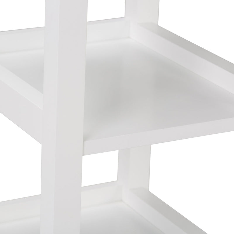 Bath Storage Tower with Adjustable Shelves - Pure White, photo 10 of 10