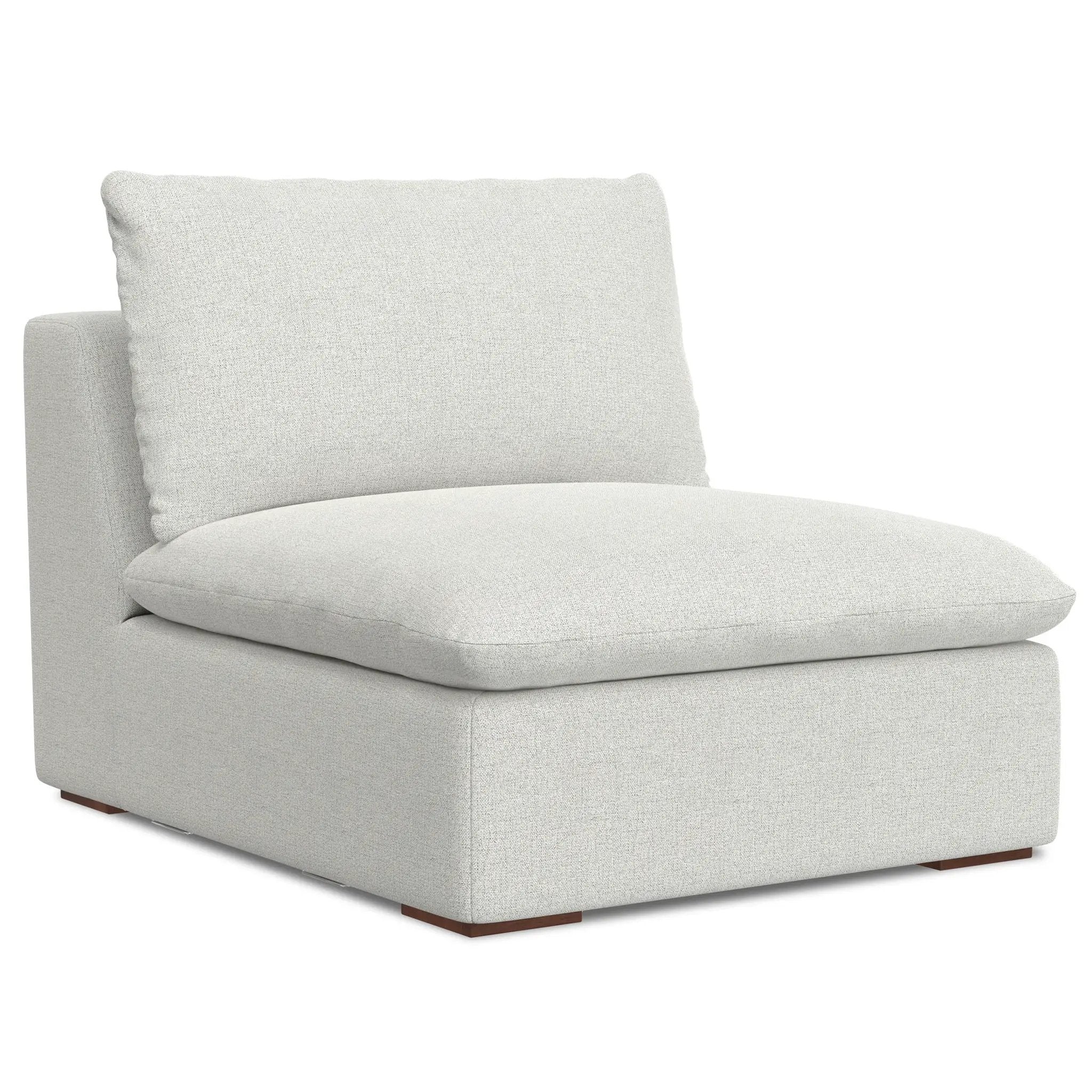Jasmine - Center Sofa Module - Gray by HouseOfZazla