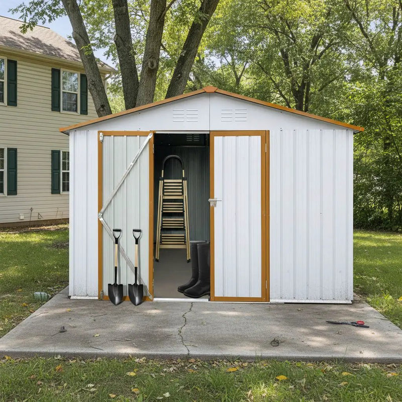 10' x 12' Garden Sheds Outdoor Storage Sheds by HouseOfZazla