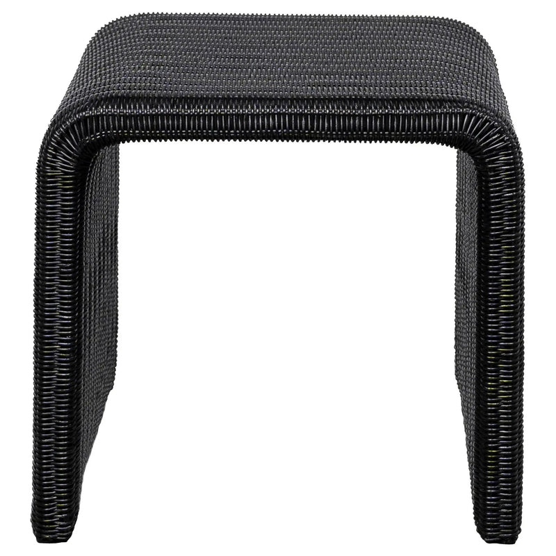 Cahya 3-piece Rattan Coffee and End Table Set Black by Unique Piece Furniture
