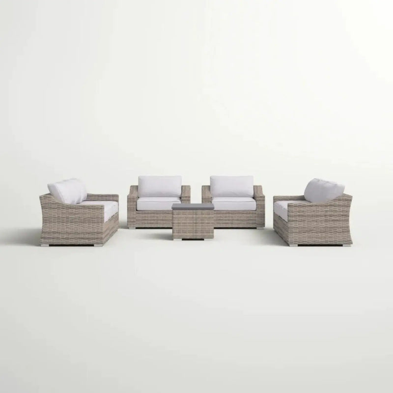 Stylish Sofa Seating Group With Cushions Perfect For Outdoor Gatherings by Unique Piece Furniture
