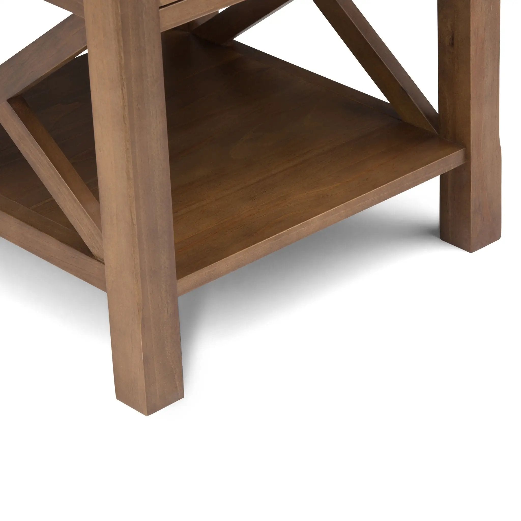 Kitchener - End Table - Medium Saddle Brown by HouseOfZazla