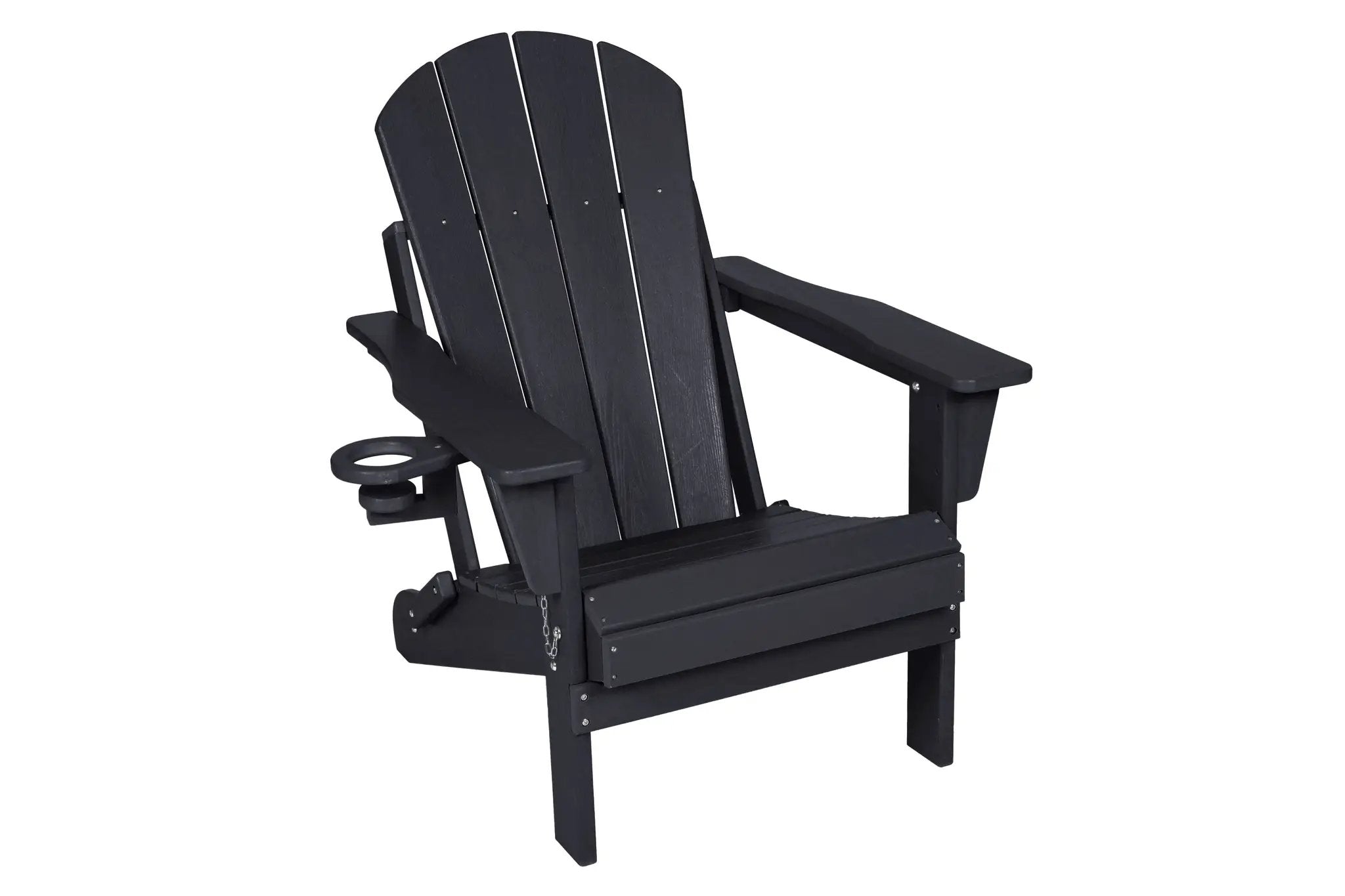 Folding Adirondack Chair with Side Table, 3-Piece Set by HouseOfZazla