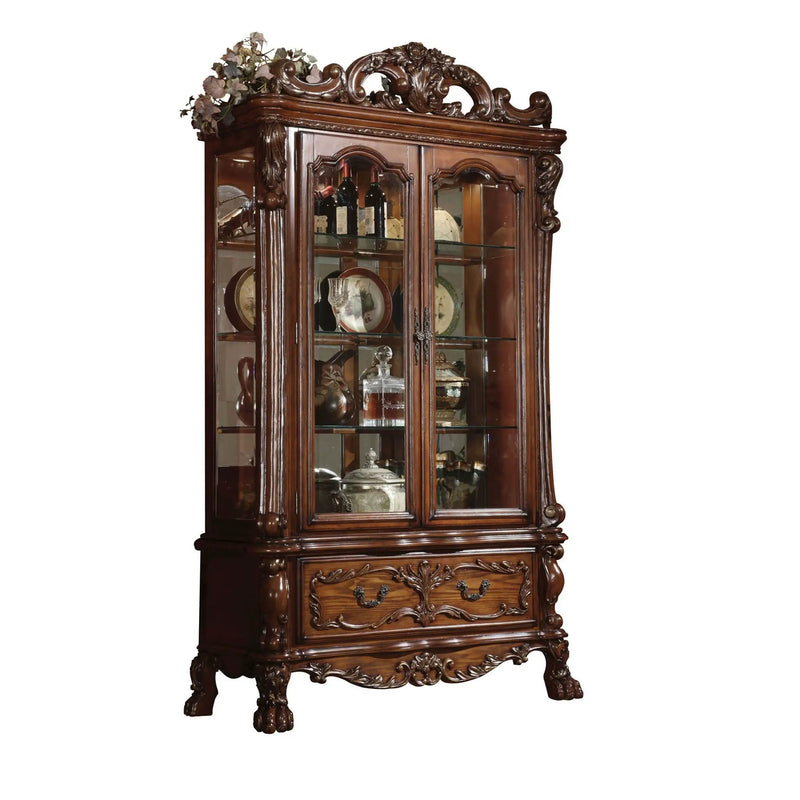 Dresden - Curio - Cherry Oak by Unique Piece Furniture