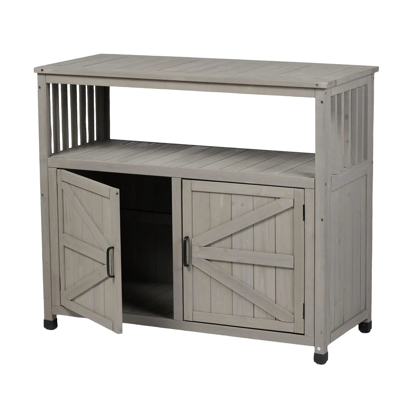 Patio Bar Table Set With Storage by HouseOfZazla